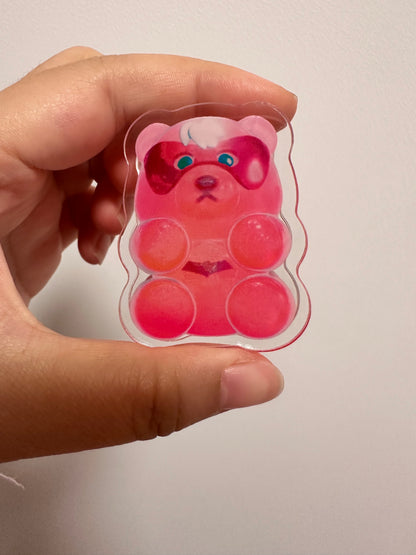 Superhero Bear Fruit Gummy Pouch