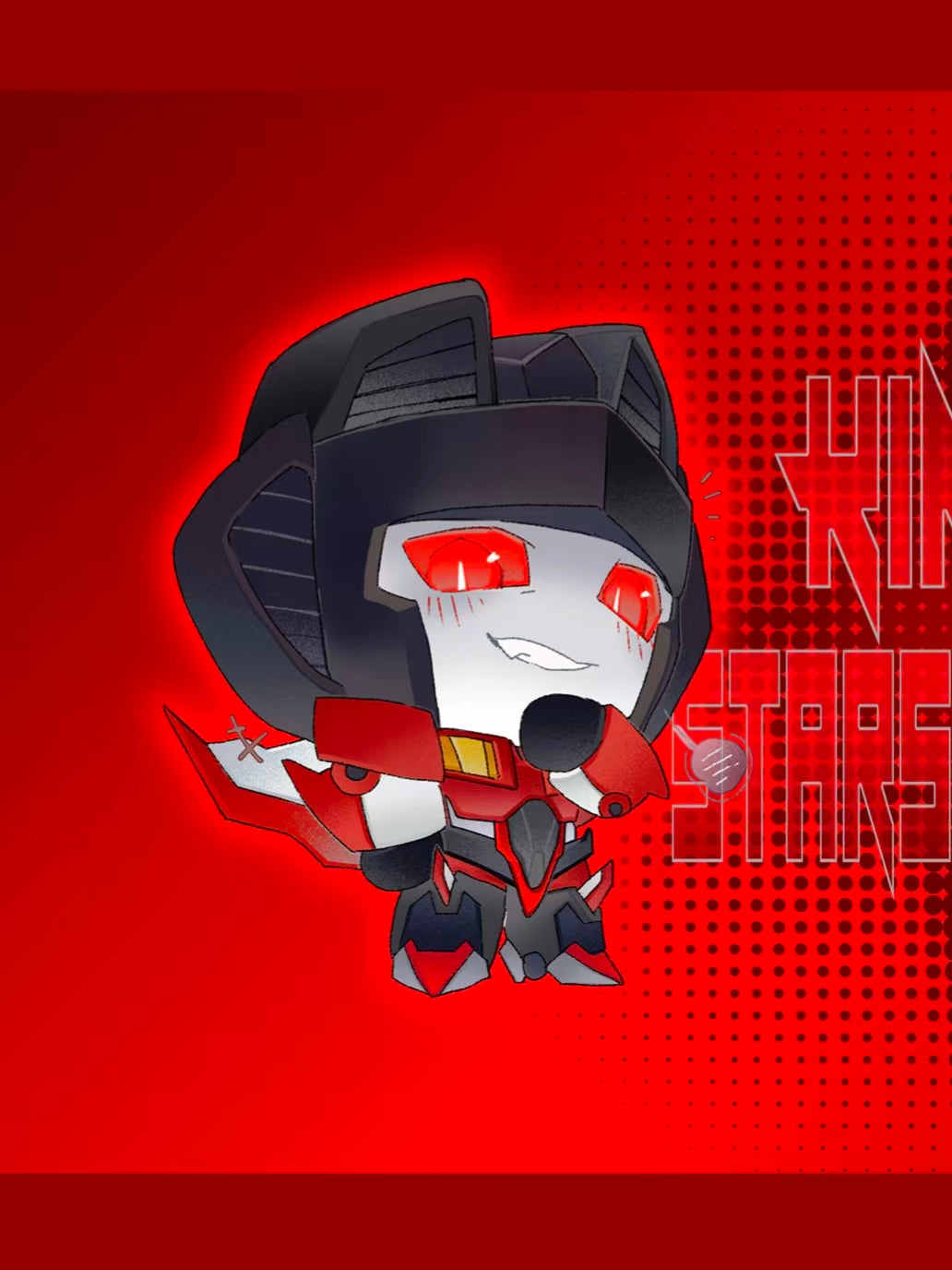 TAAO Starscream Acrylic key charm
