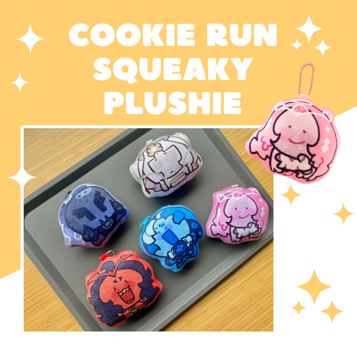 [Pre-order] Cookie Squeaky Plush