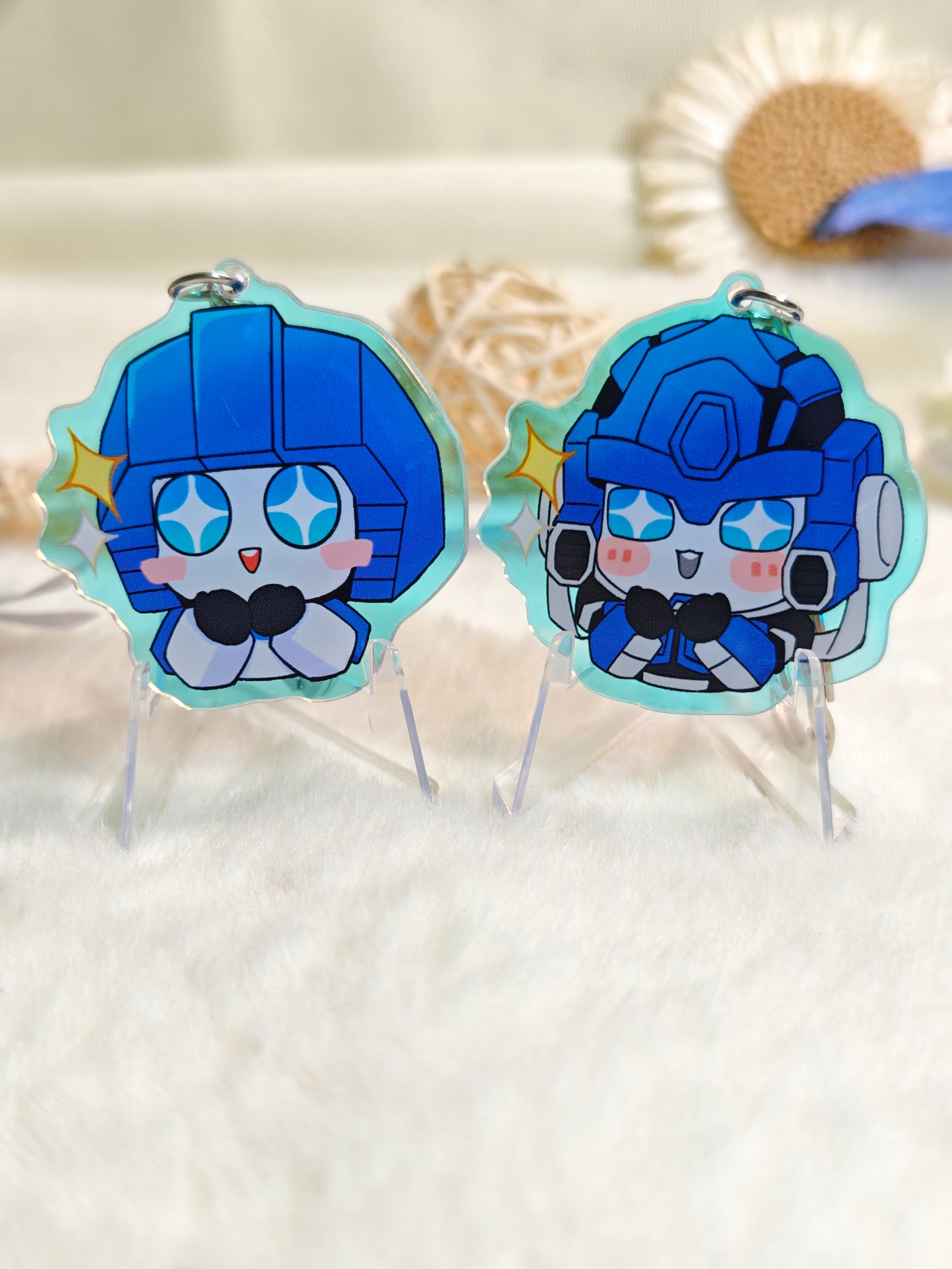 TF Acrylic Keyring & Badge Set