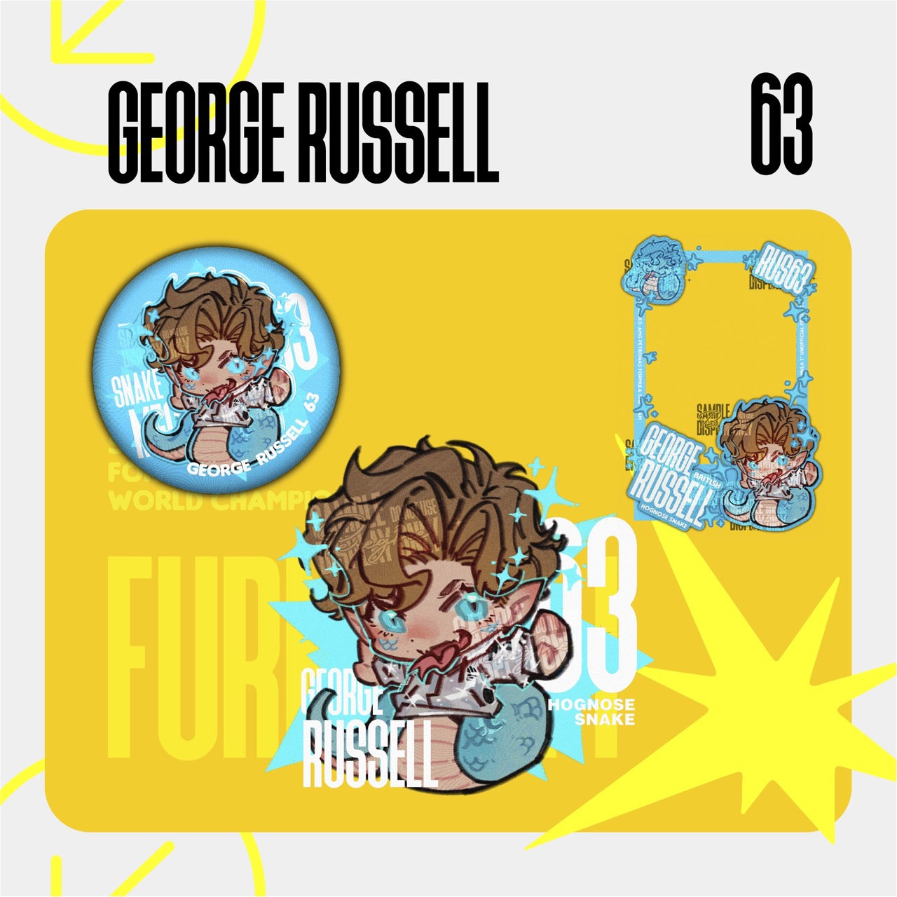 [Pre-order] “Furmula 1” F1 Animalized Drivers Fanmade Goods