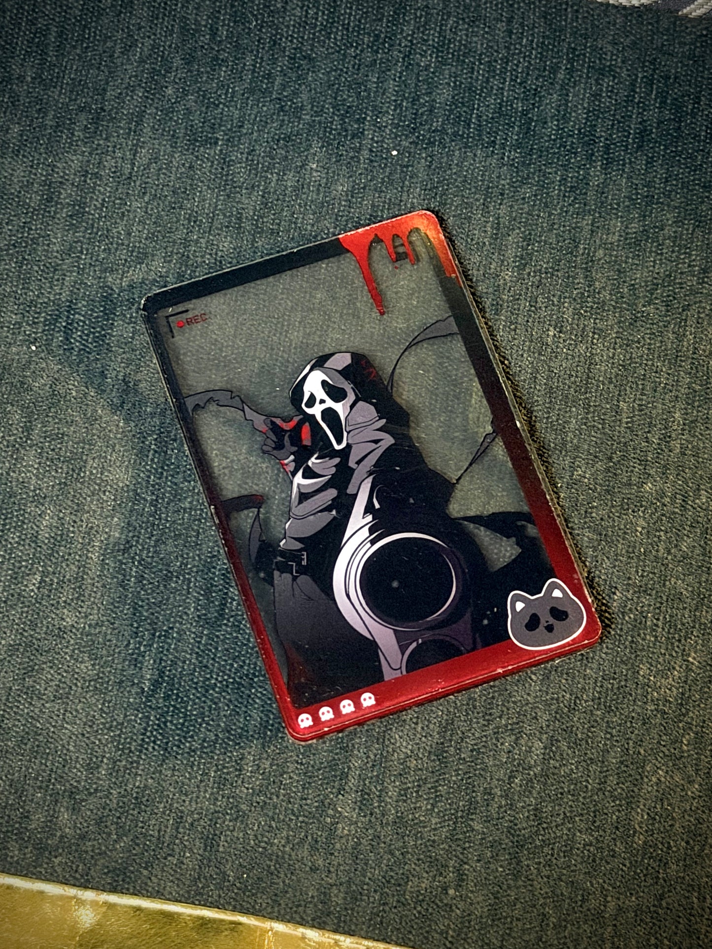 [In-stock]Ghost Face Thick Acrylic Transparent Card