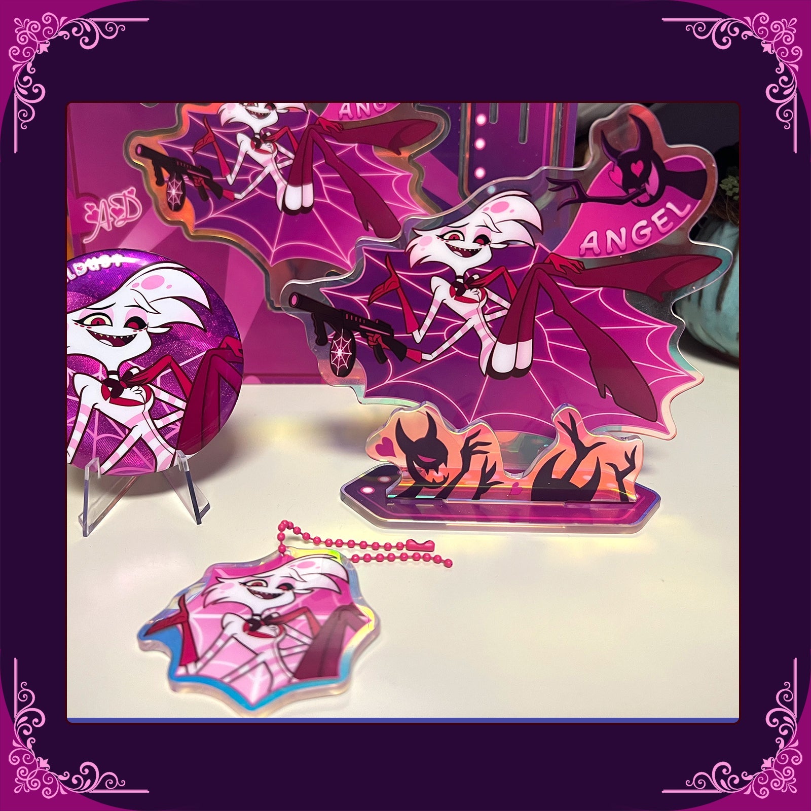Angel Dust-Fan Art Acrylic Standee-star – StarrToy