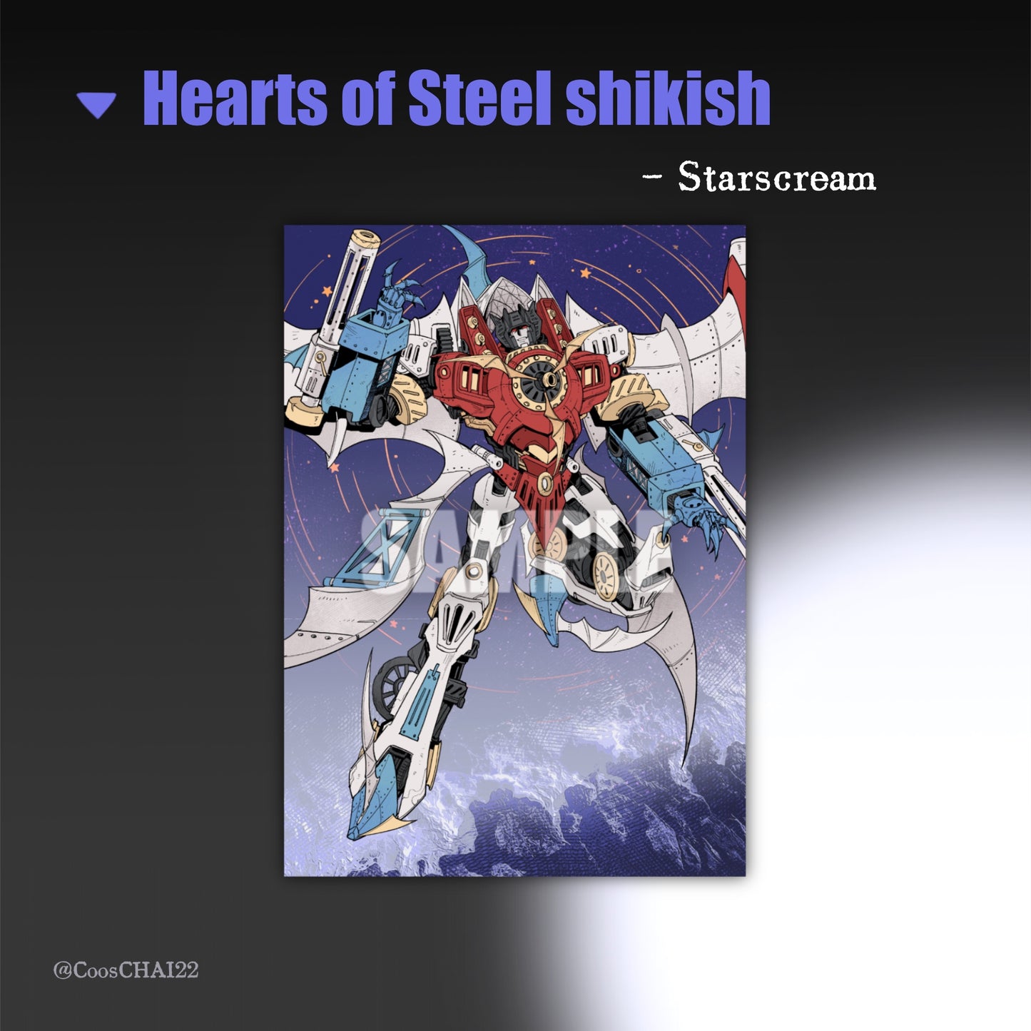 [Pre-order] Hearts of Steel shikish