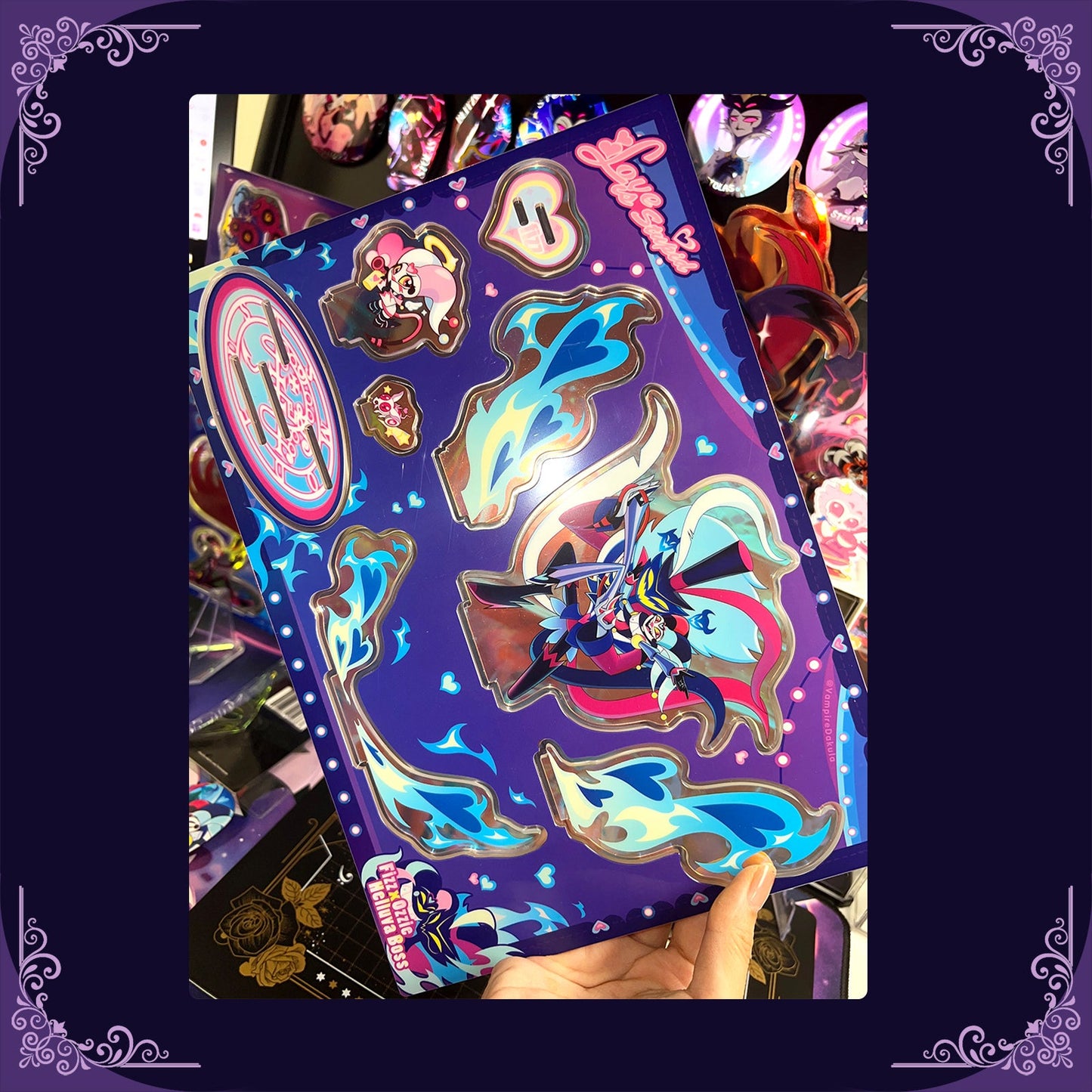 Helluva Boss Fizzarozzie-Fan Art Acrylic Standee-Couple Series