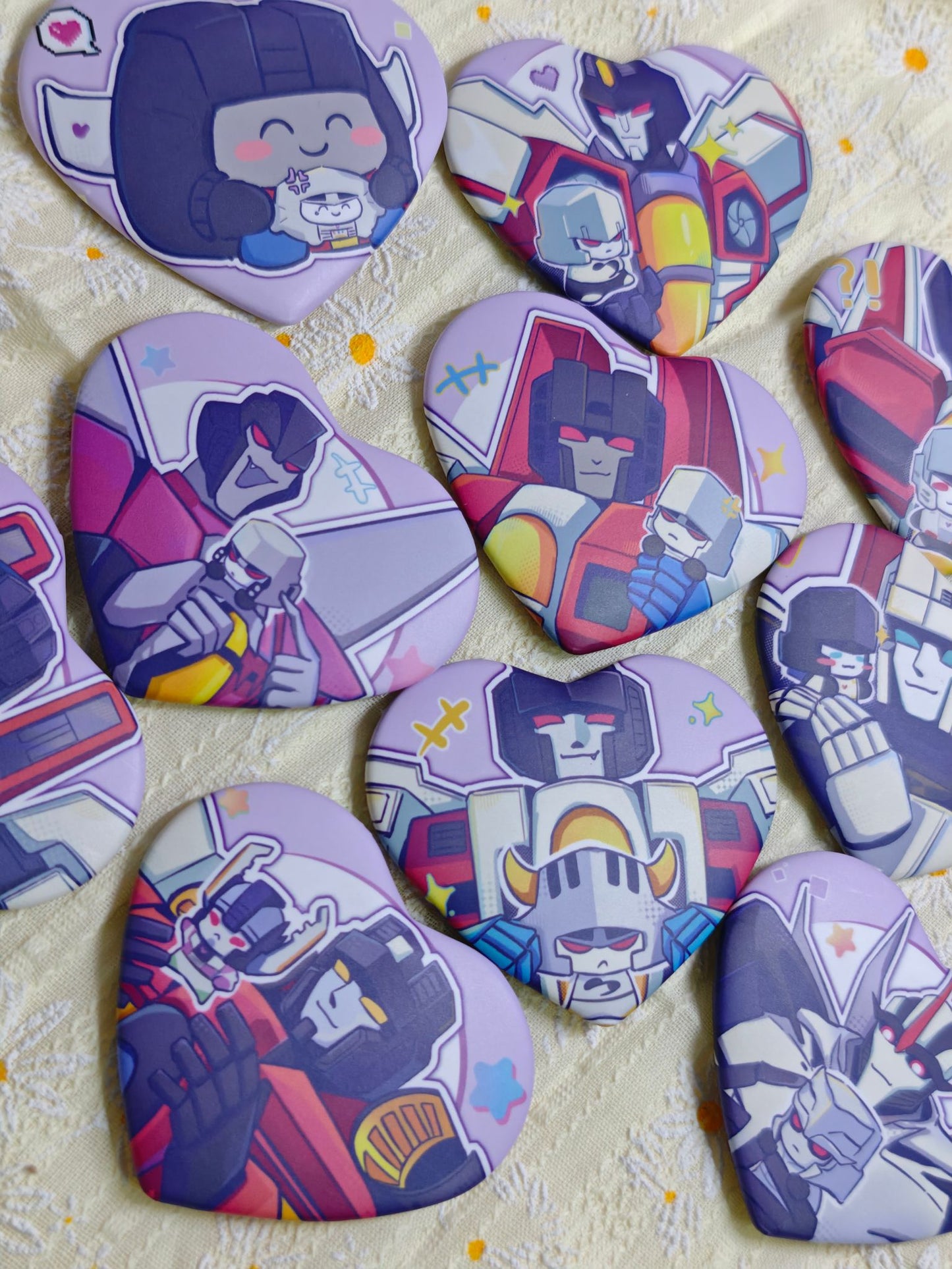 [In-stock]megastar love badge（x12）
