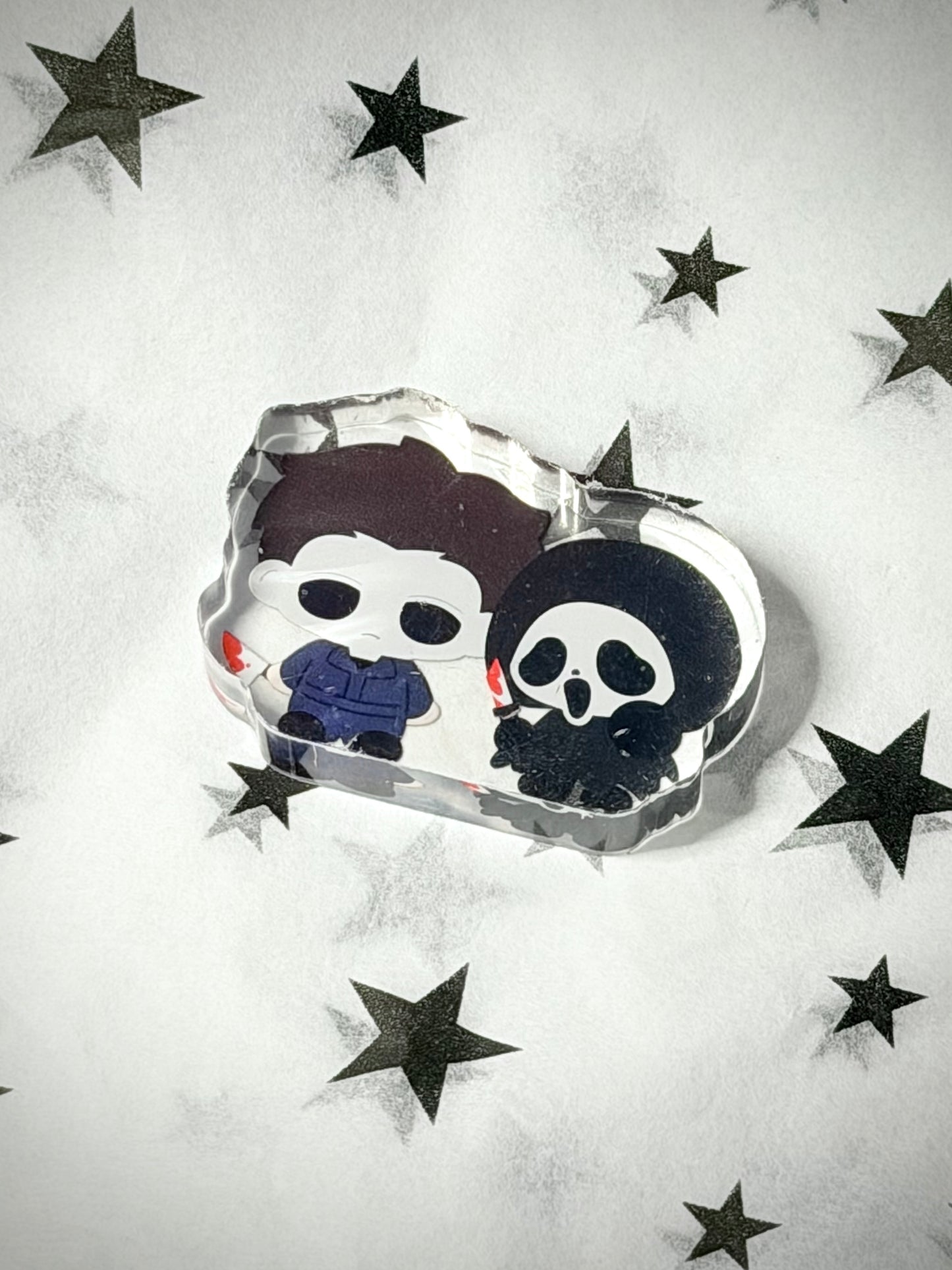 [In-stock]5CM Thick Acrylic Standee, Ghost Face & Michael Myers