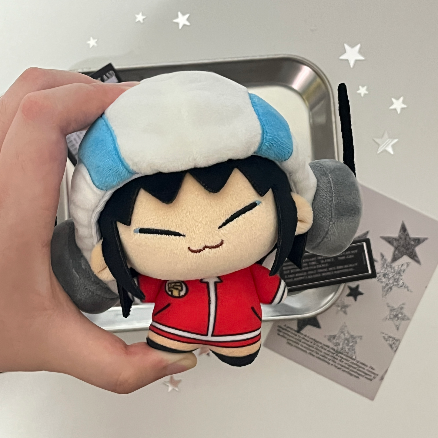 [Pre order] Noodle 10cm  Print Plushie-With Hat