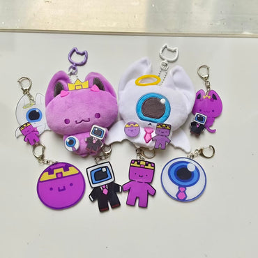 [Pre-order]Magnetic Egg Cookie & Purple Cookie  Plushie Acrylic