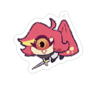 [Instock] ChiBi Laser Acrylic Keychain