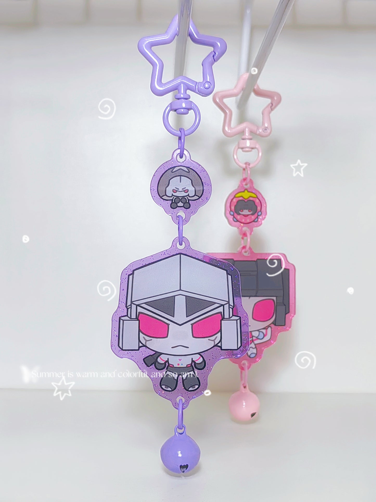 [Pre-order] MSS Color Glitter Charm Pair