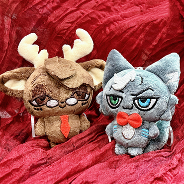 [Pre-order]Alastor&Vox! Murdermedia 10cm Plush Dolls