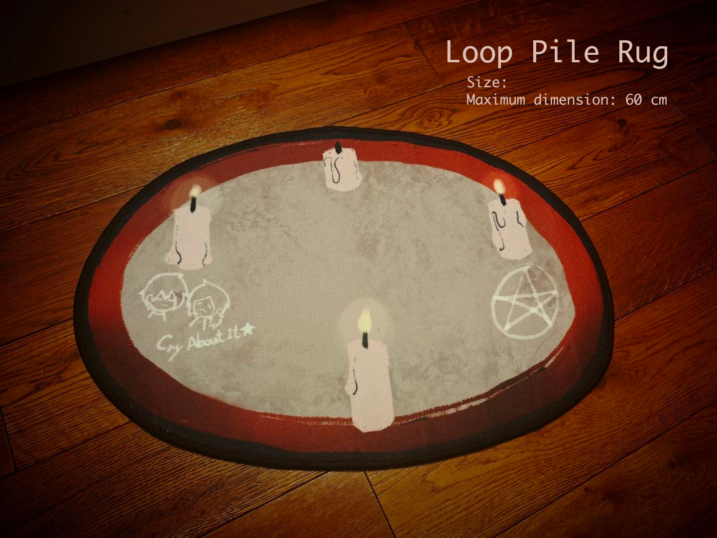 [In-stock]The Coffin of Andy and LeyLey- Loop Pile Rug