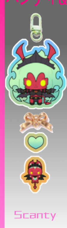 Acker fanmade Acrylic key charm