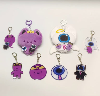 [Pre-order]Magnetic Egg Cookie & Purple Cookie  Plushie Acrylic