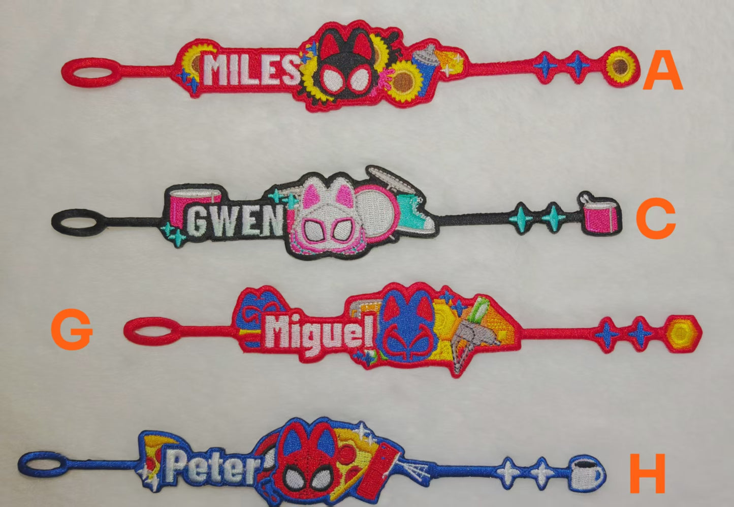 [Pre-order]Spider-Cat Embroidered Bracelet