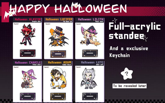 [Pre-order]-Huxixi Halloween Collection-Acrylic standee set