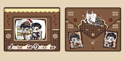 SuperBat Little Detective Series Card Holder & Plush Bag