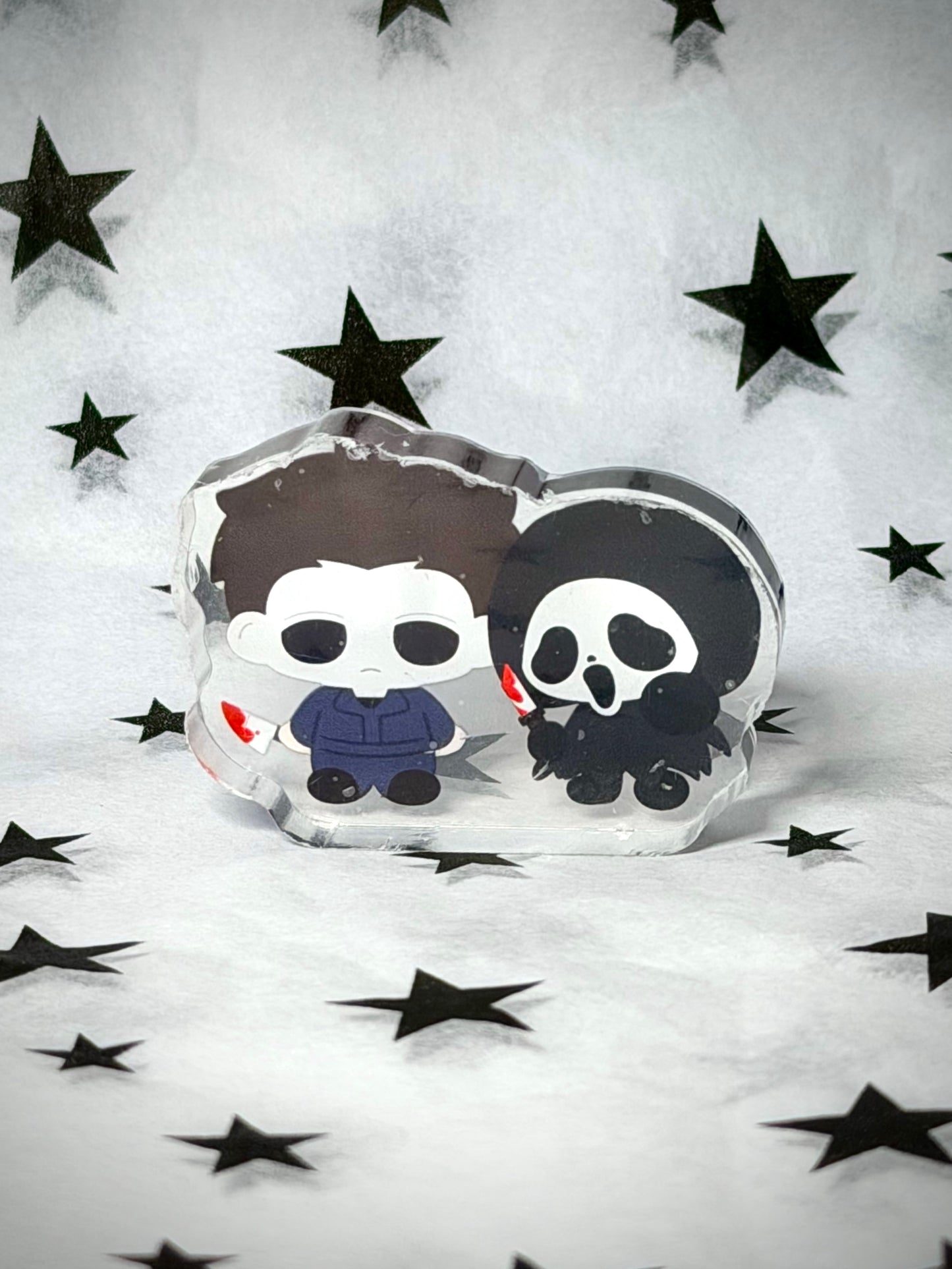 [In-stock]5CM Thick Acrylic Standee, Ghost Face & Michael Myers