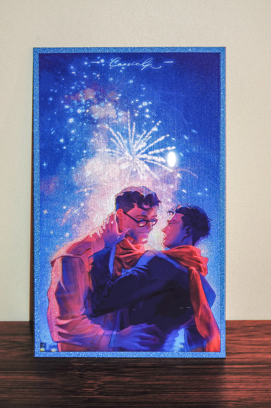 [In Stock] Firework-Superbat Acrylic Glitter Shikishi Art Board