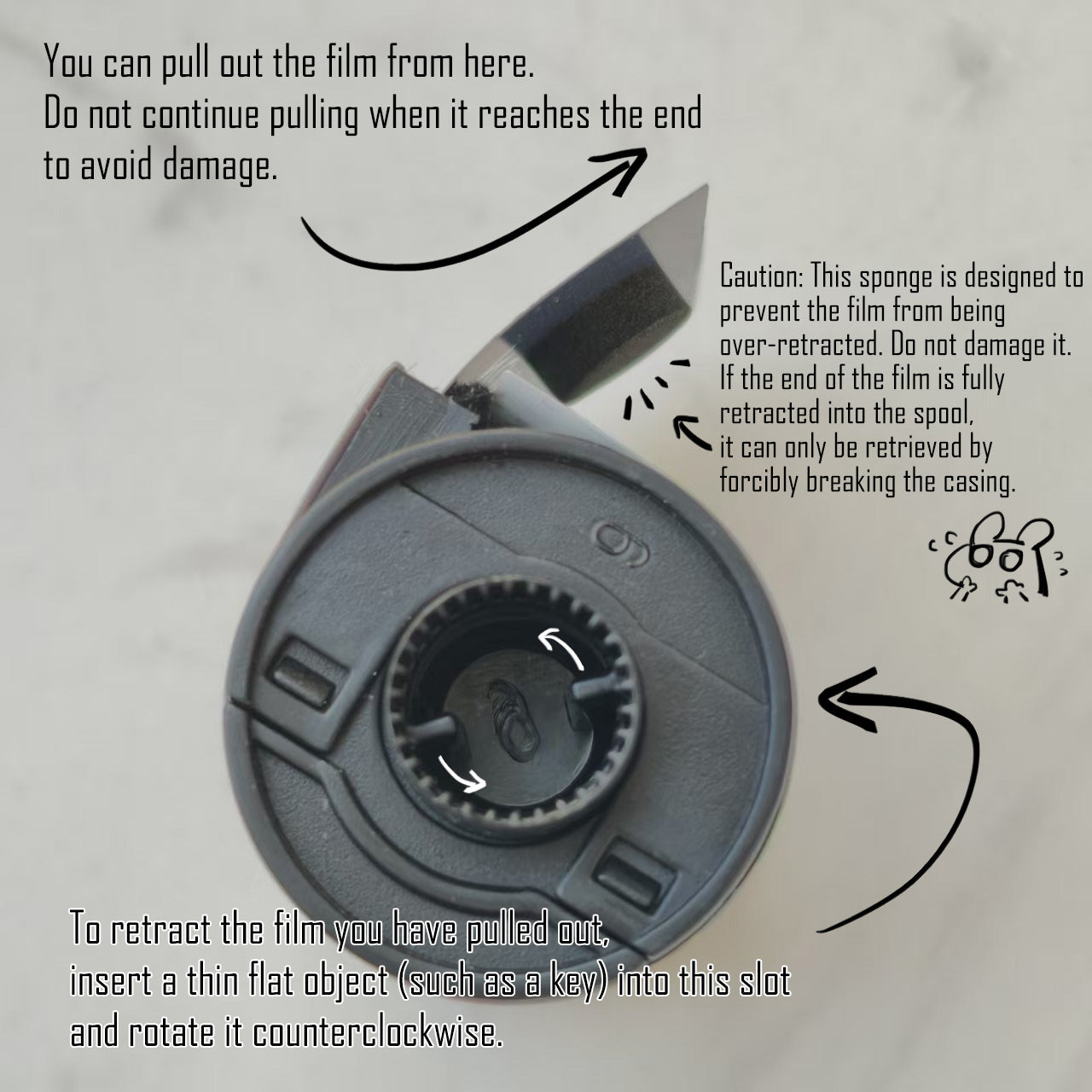 Hunter Expantion Illustration Film Strip