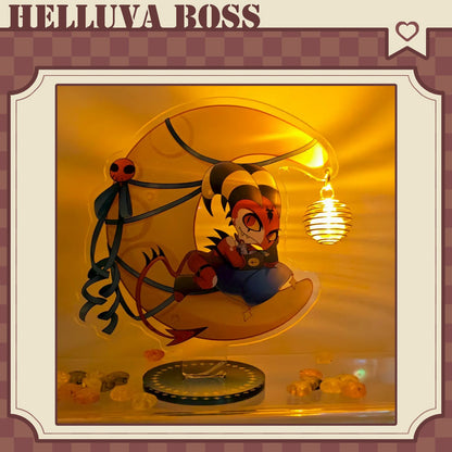 HB Stolas&Blitzø-Fan Art Moon Acrylic Standee