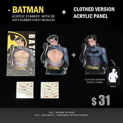 [In stock] Acrylic Standee with 3D Soft Rubber Chest Muscles