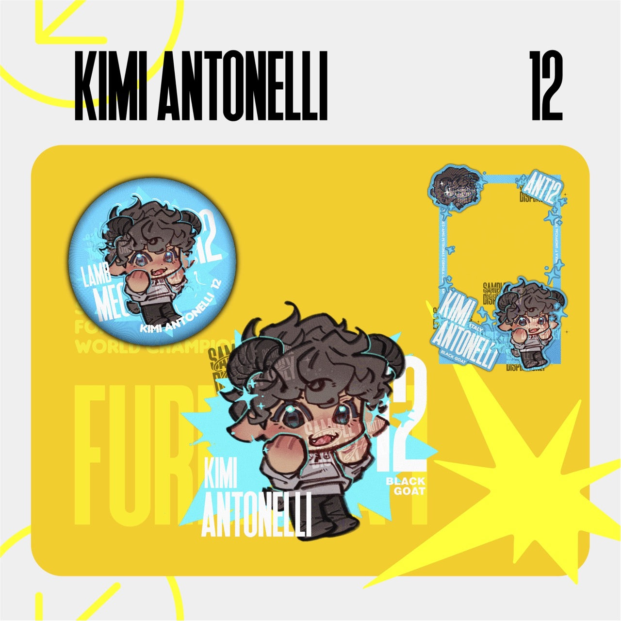 [Pre-order] “Furmula 1” F1 Animalized Drivers Fanmade Goods