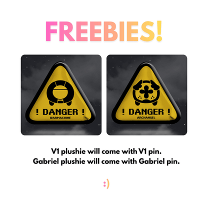 [Pre-order] Gabriel & V1 Mochi Bean Plushie