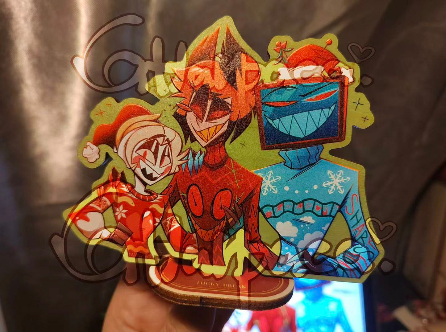 [Pre-sale] Alastor Lucifer Vox Christmas Sweater Collection