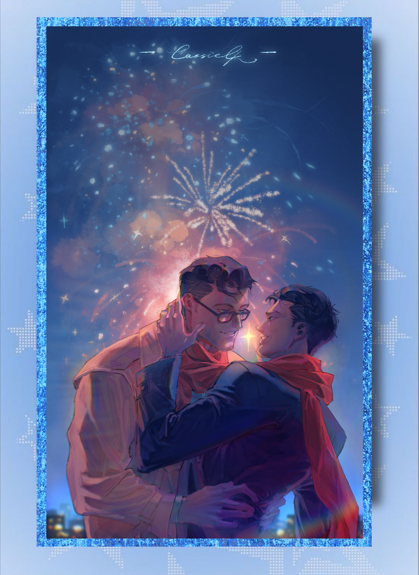 [In Stock] Firework-Superbat Acrylic Glitter Shikishi Art Board