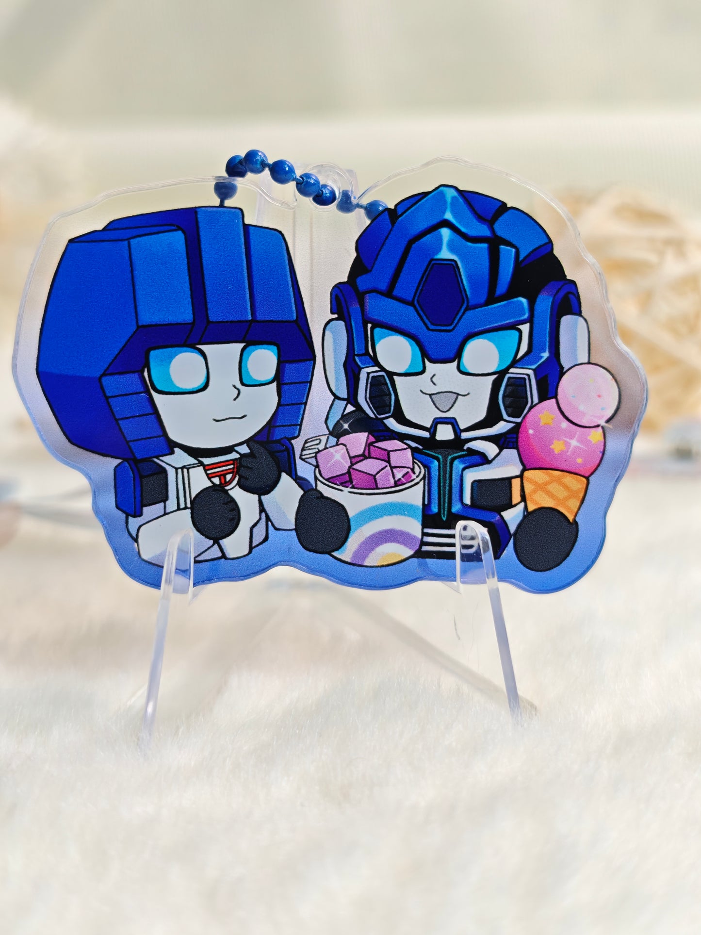 TF Acrylic Keyring & Badge Set