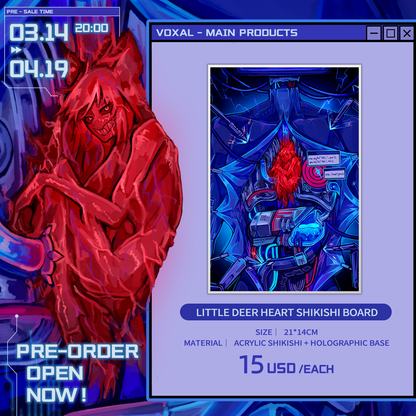[Pre-Order] Little Deer Heart Shikishi Board