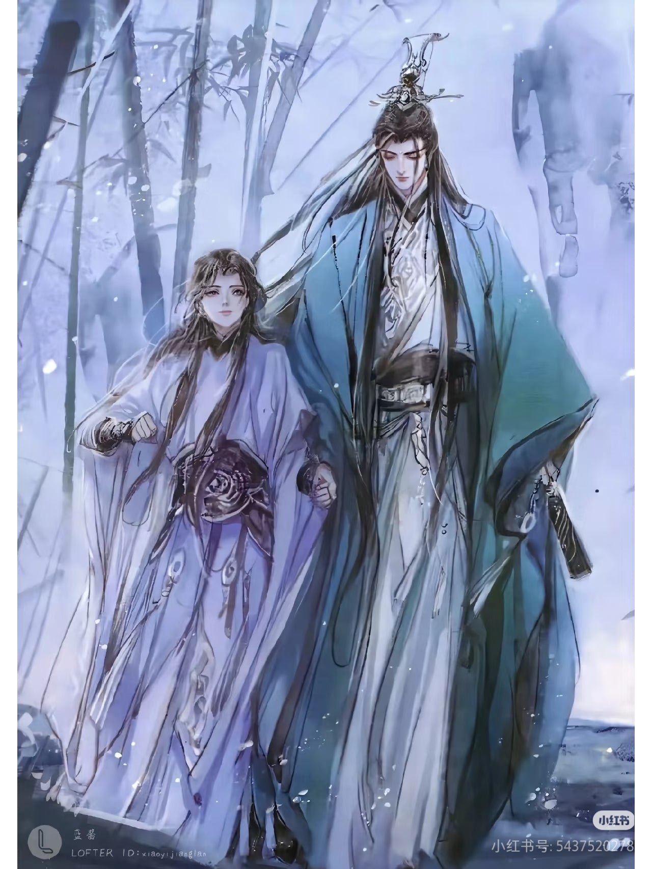 [Pre-order] Shen Qingqiu & Luo Binghe 20cm Plush Dolls with Outfits