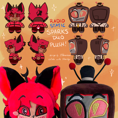 [Pre-order] Sparksduo Plushies