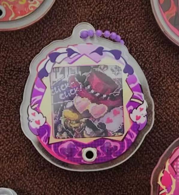 HH - Tamagotchi Acrylic Keychain (with mini lenticular card)