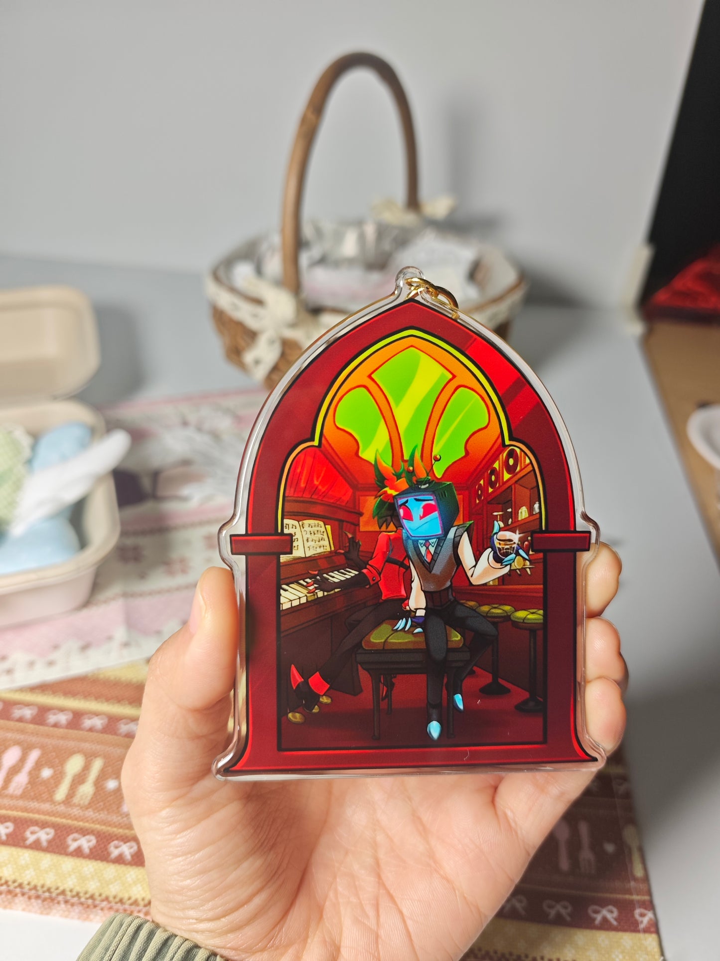 [pre-order]SparksDuo Bar Date Double-sided Acrylic Charm