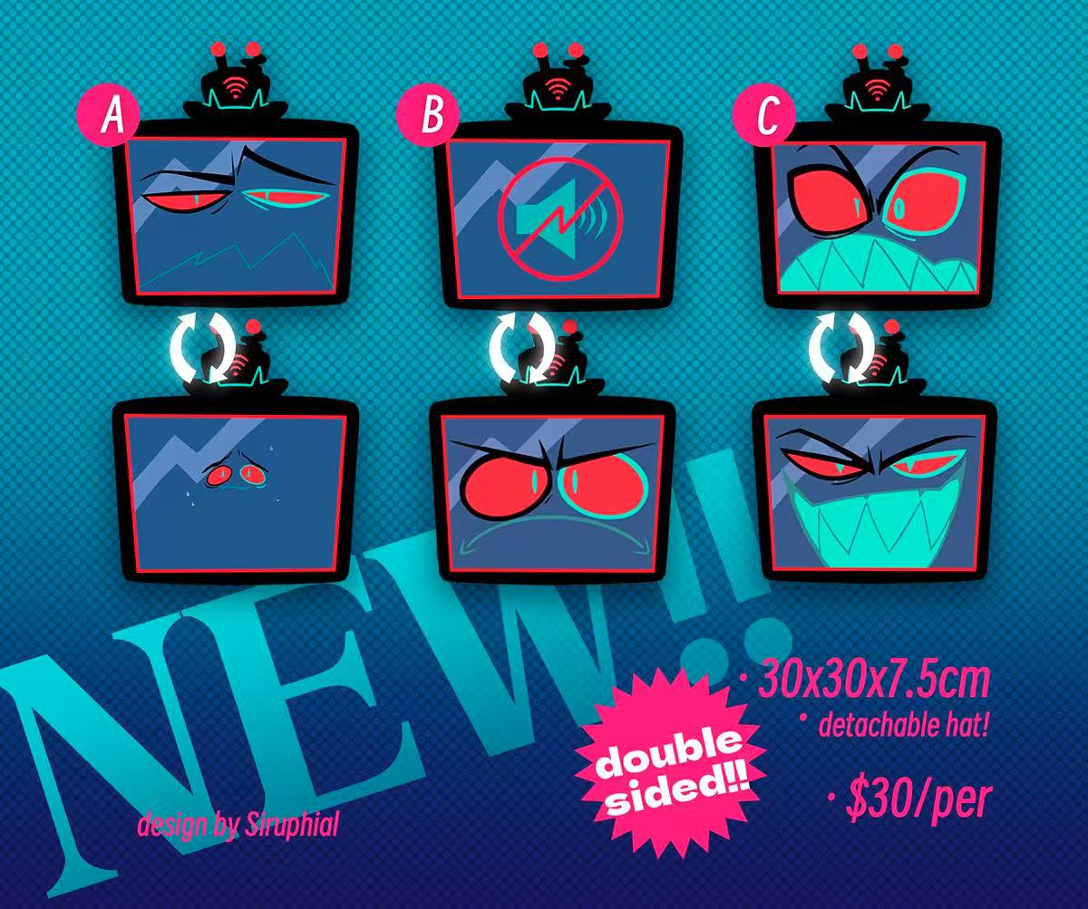 [Pre-order] Vox faces plush pillow-New Version&Old Version