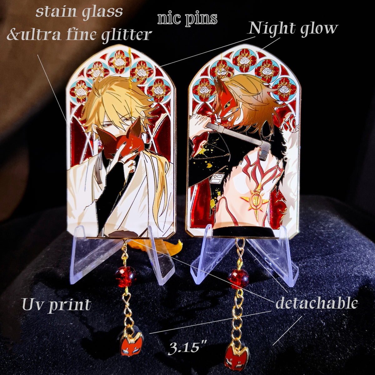 [In-stock]HSR Phaidei Metal Pins Ready to Ship