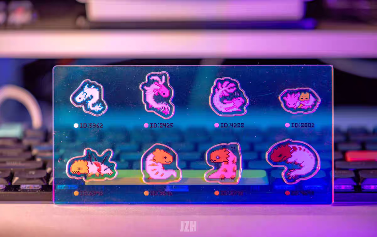 [Pre-order] Rainworld Creatures Neon jigsaw Board (with ID#)