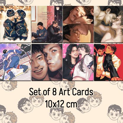 Hollanov Set of 8 Art Cards