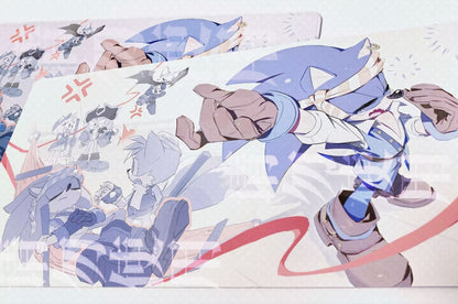 [Pre-order] Blue Hedgehog Desk Mat