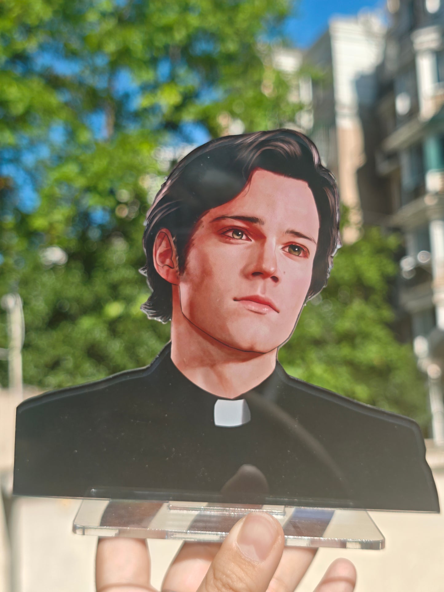 Sanguis acrylic standee