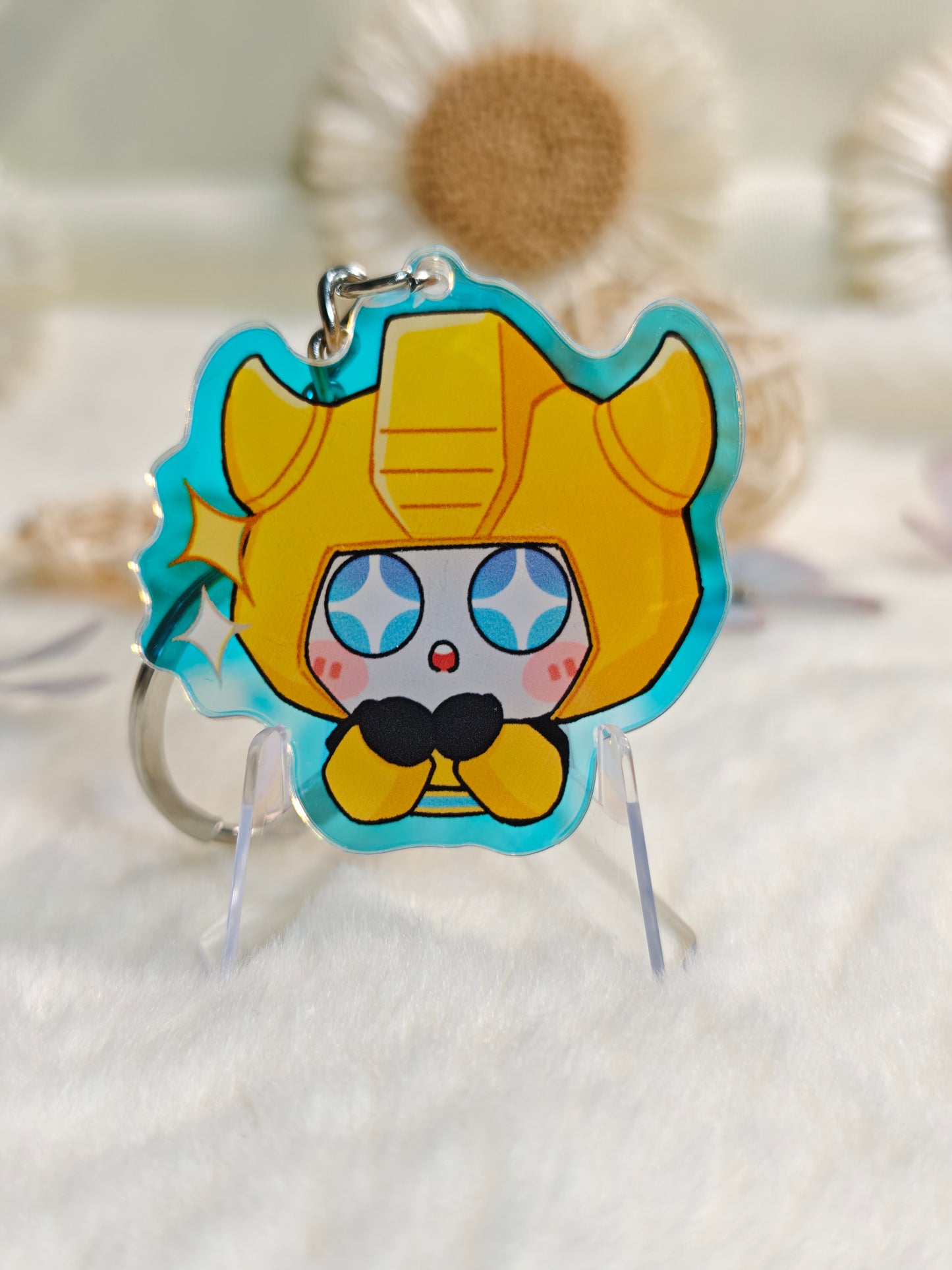 TF Acrylic Keyring & Badge Set