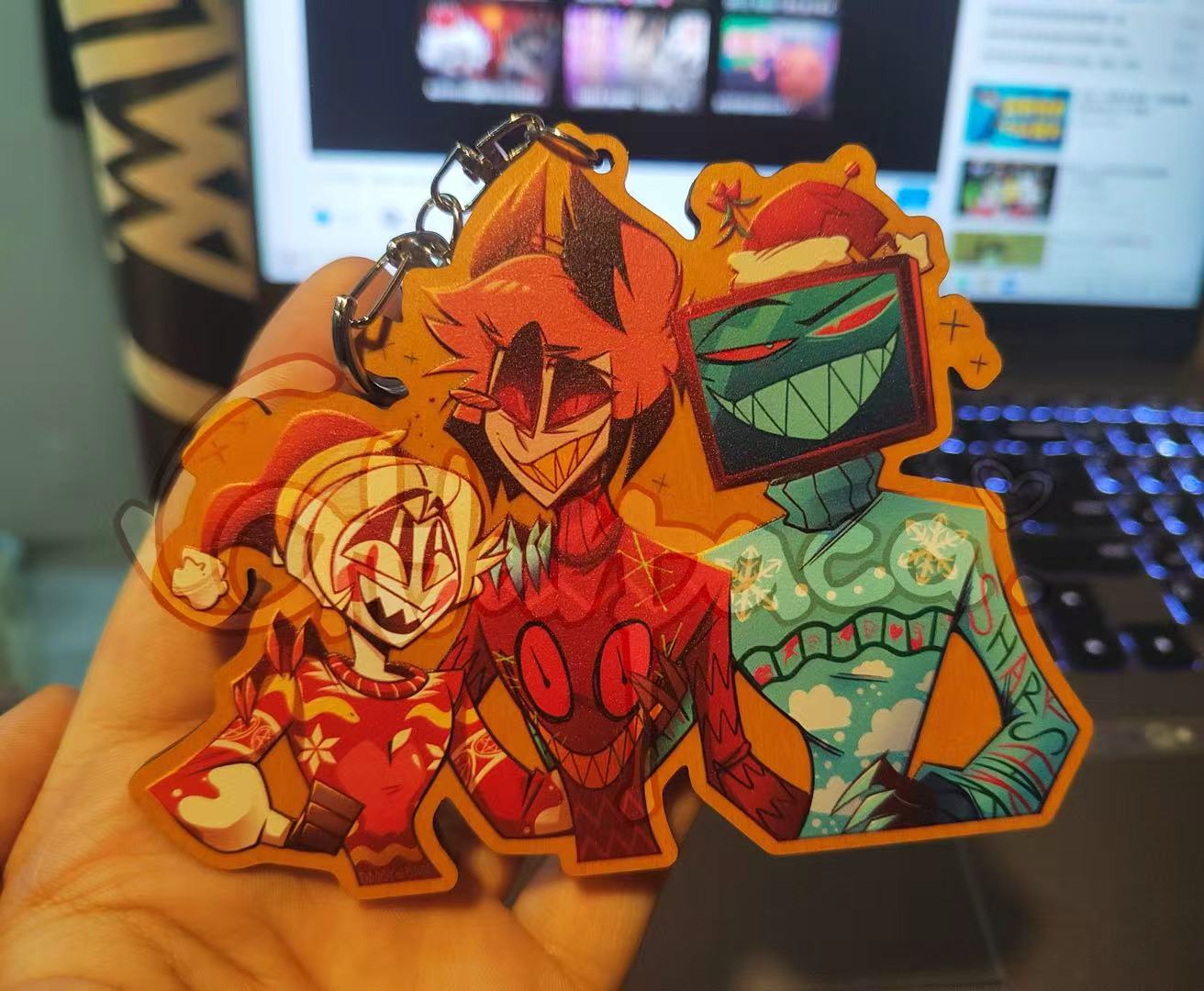 [Pre-sale] Alastor Lucifer Vox Christmas Sweater Collection