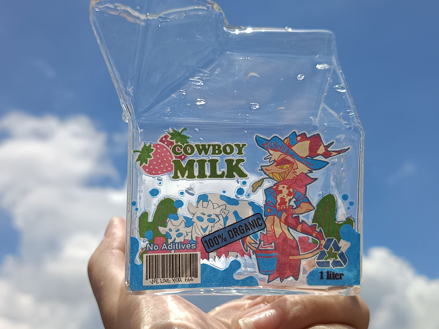 [In stock]💙🐄🥛Striker Cowboy Milk