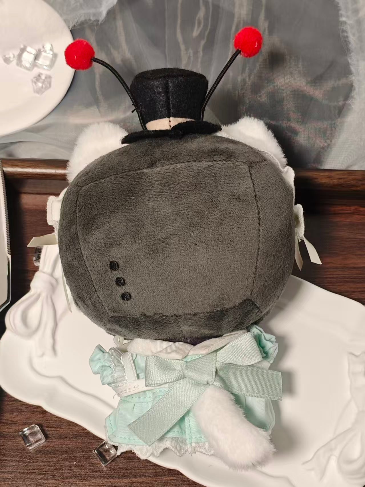 [In-stock]10cm Mini Plushie outfit-Mint choco Little Maid Outfit