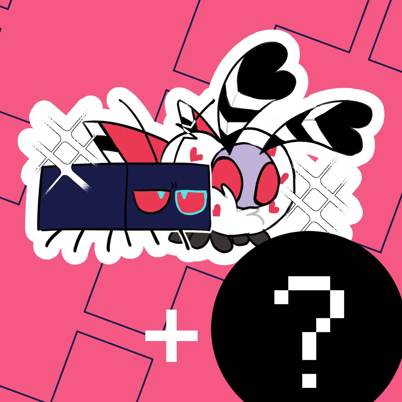 Pre-sale  HazbinHotel Voxroach&Mothtino Plush Doll