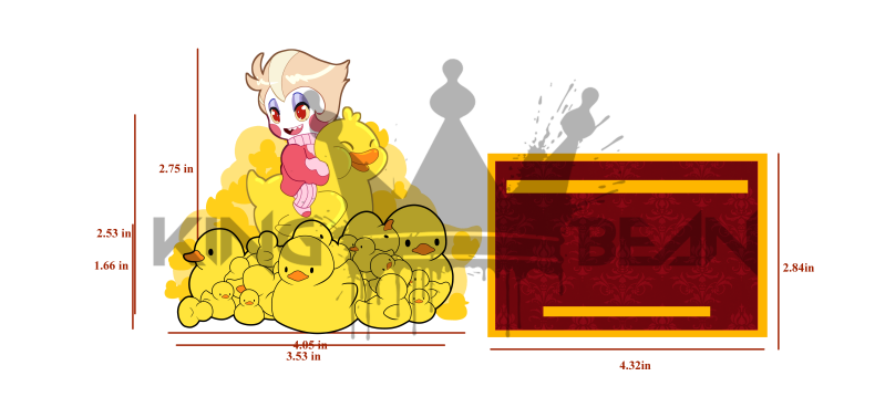 Springy Ducky Ride Luci Standee