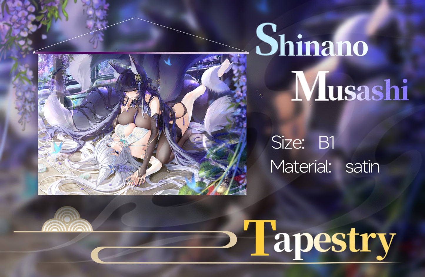 [Pre-sale]Azure Lane Shinano&Musashi Tapestry